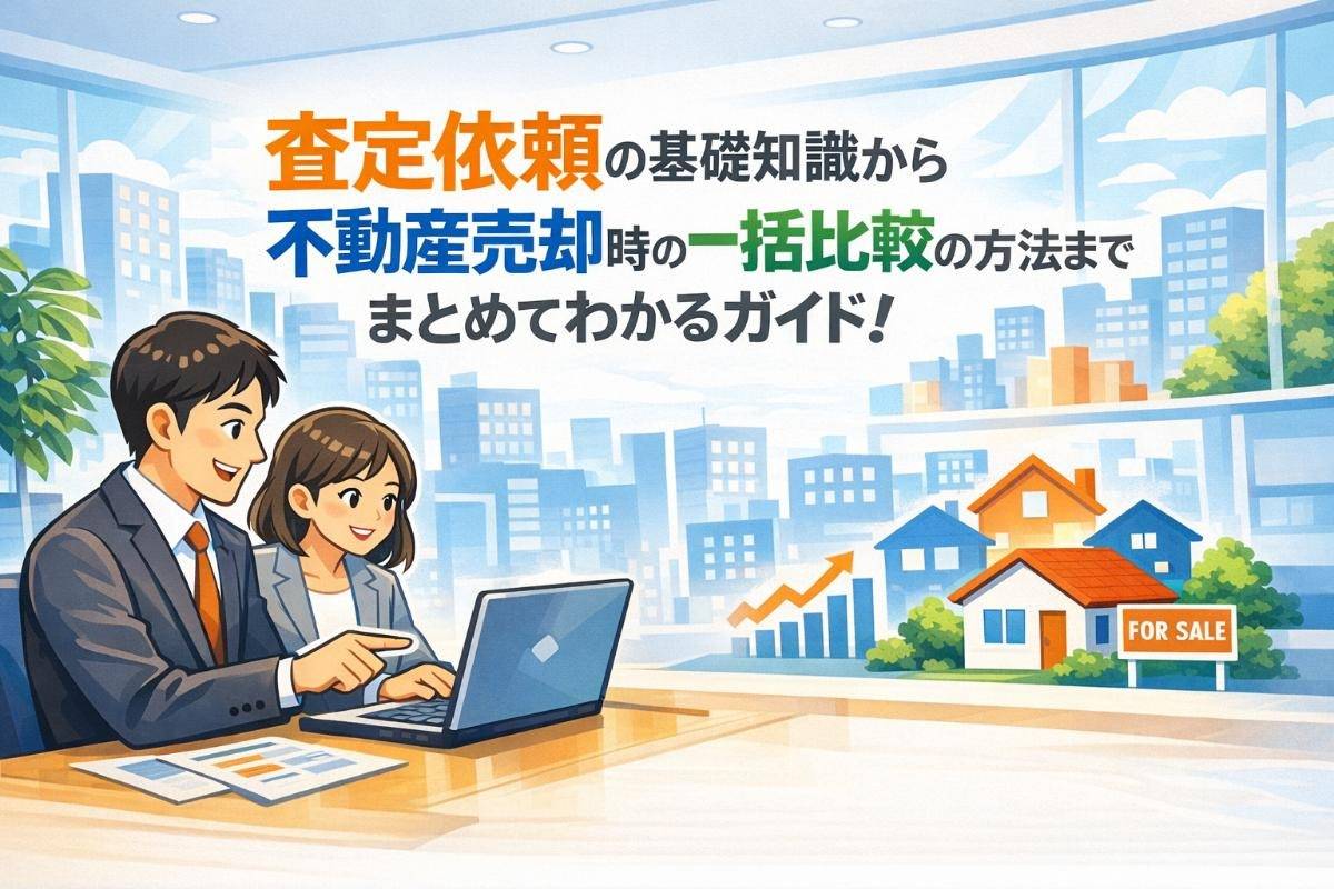 査定依頼の基礎知識から不動産売却時の一括比較の方法までまとめてわかるガイド!
