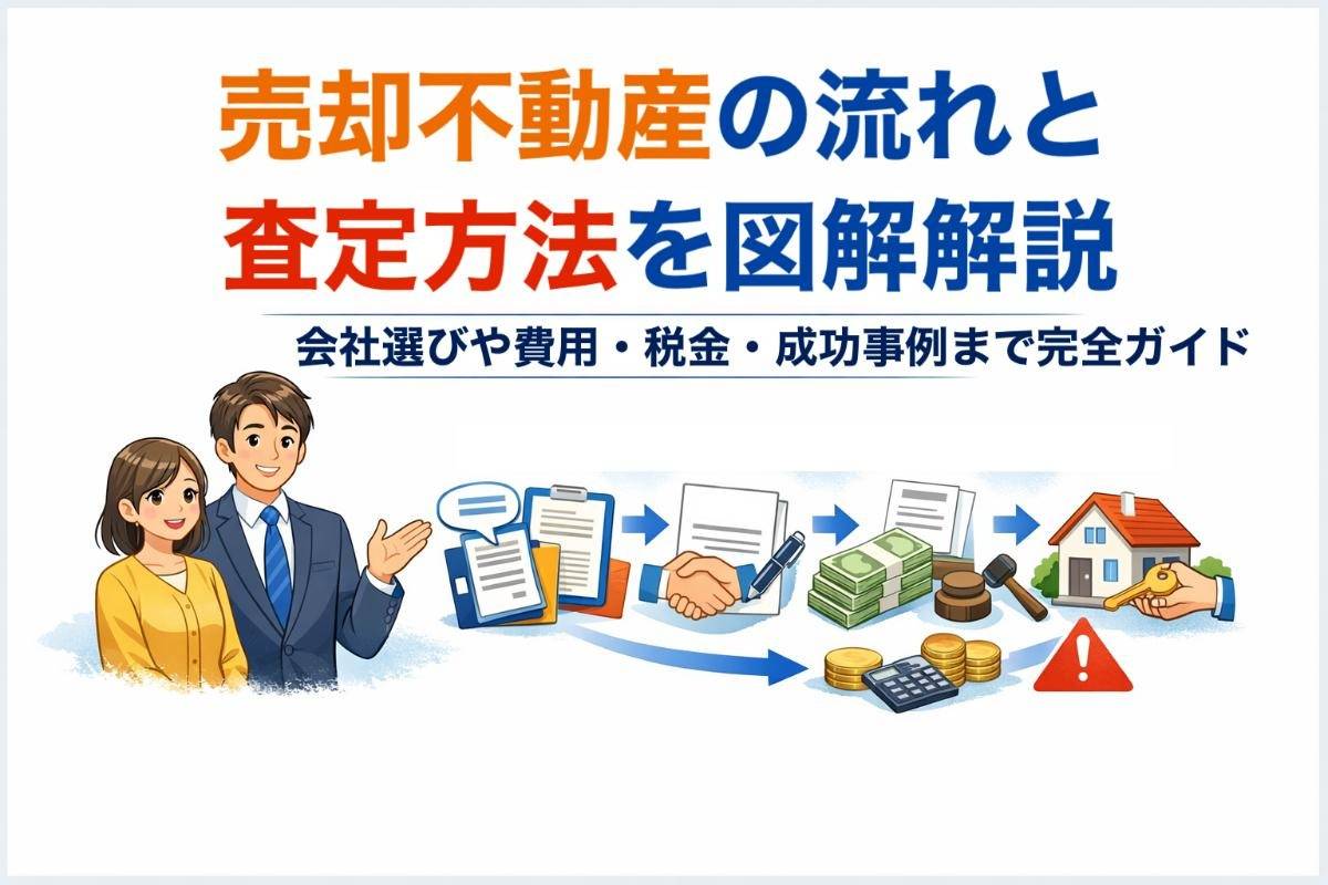 不動産売却の流れと査定方法を解説｜会社選びや成功事例まで完全ガイド